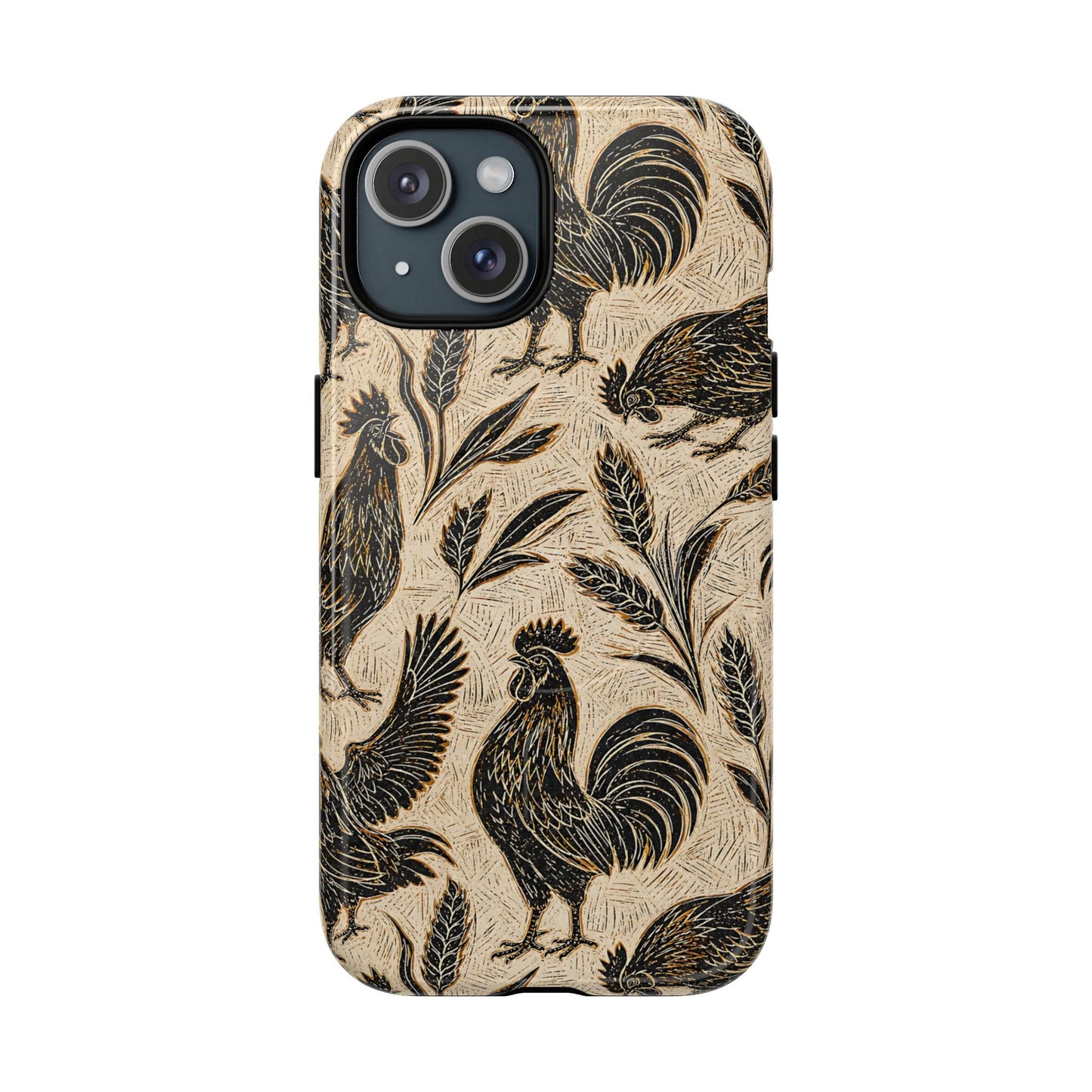 Carved Rooster Magnetic Case