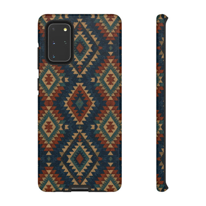 Navy Aztec Tough Case