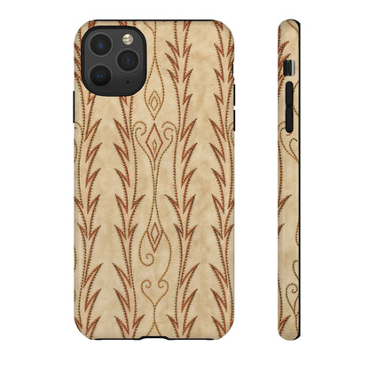 Boot Stitch Cream Tough Case
