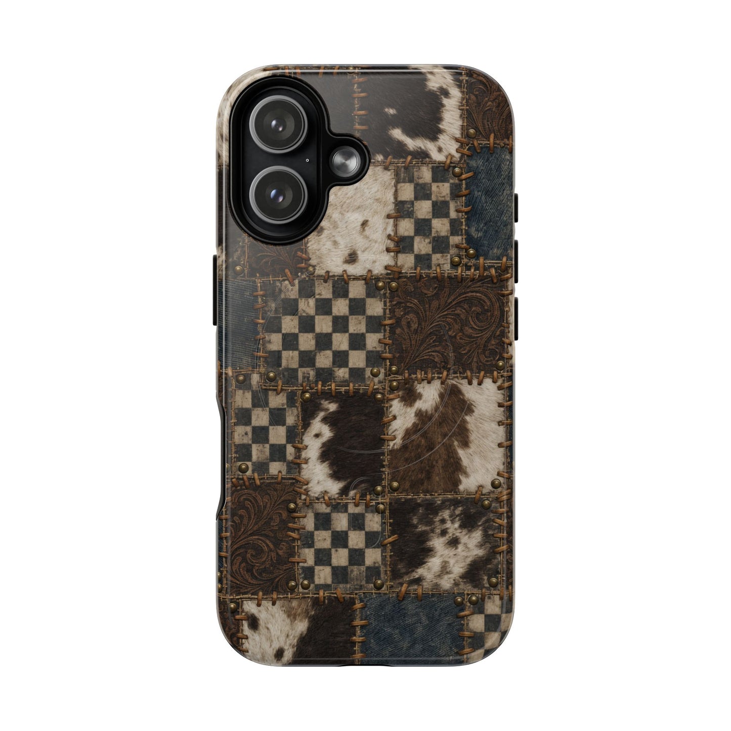 Tooled Patchwork Magnetic Case