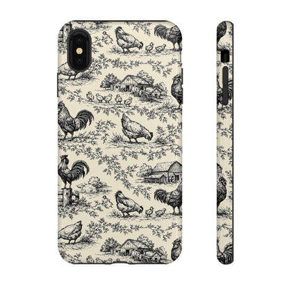 Toile Chickens Tough Case