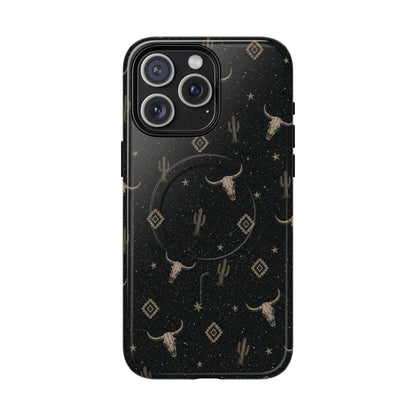 Midnight Longhorn Magnetic Case