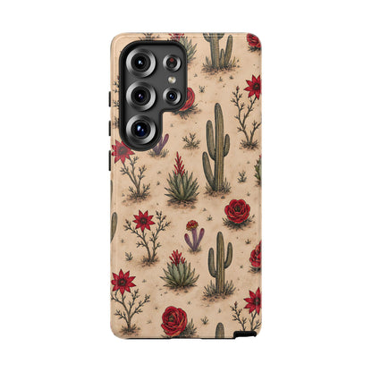 Red Bloom Desert Tough Case