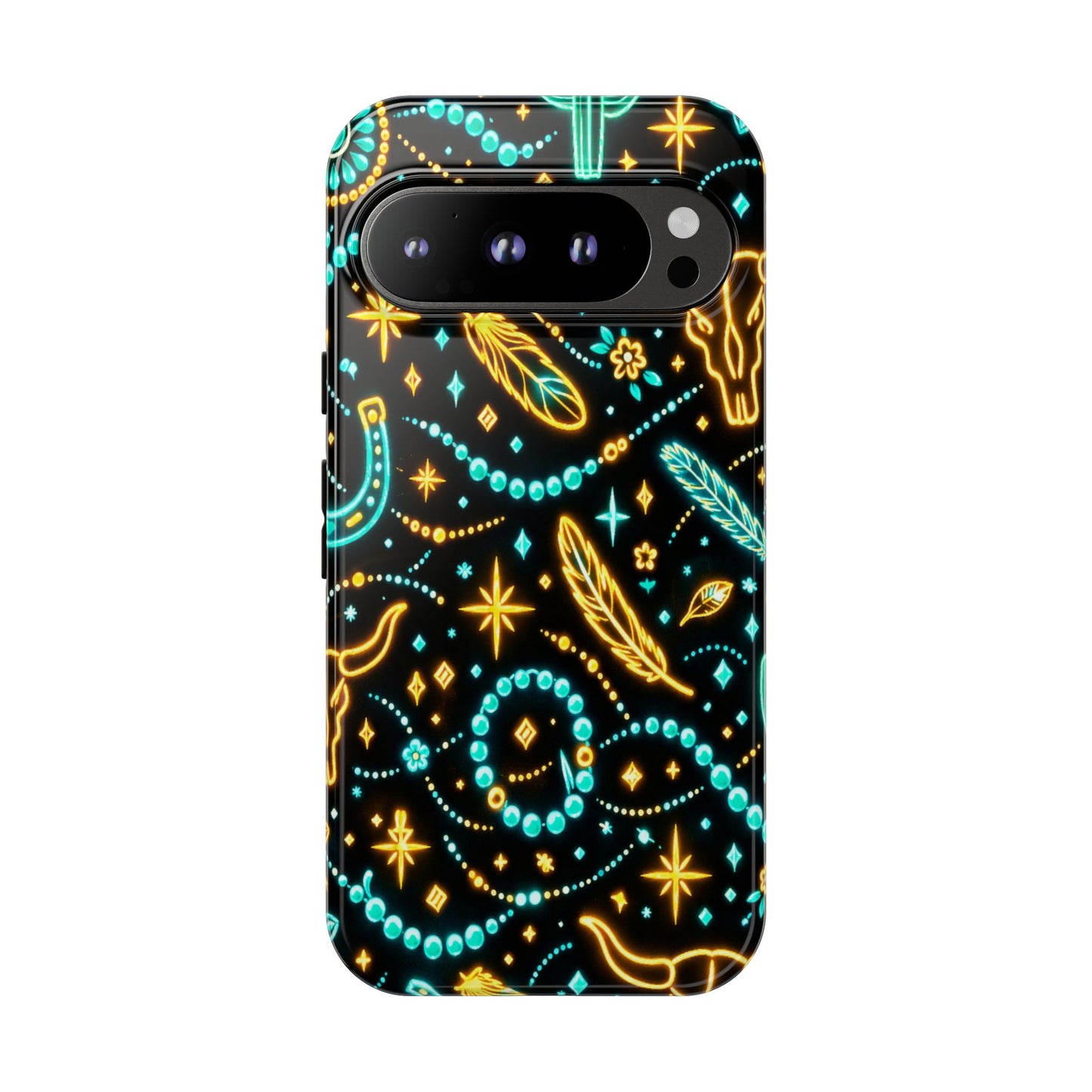 Neon Turquoise Tough Case
