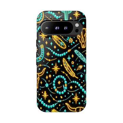 Neon Turquoise Tough Case