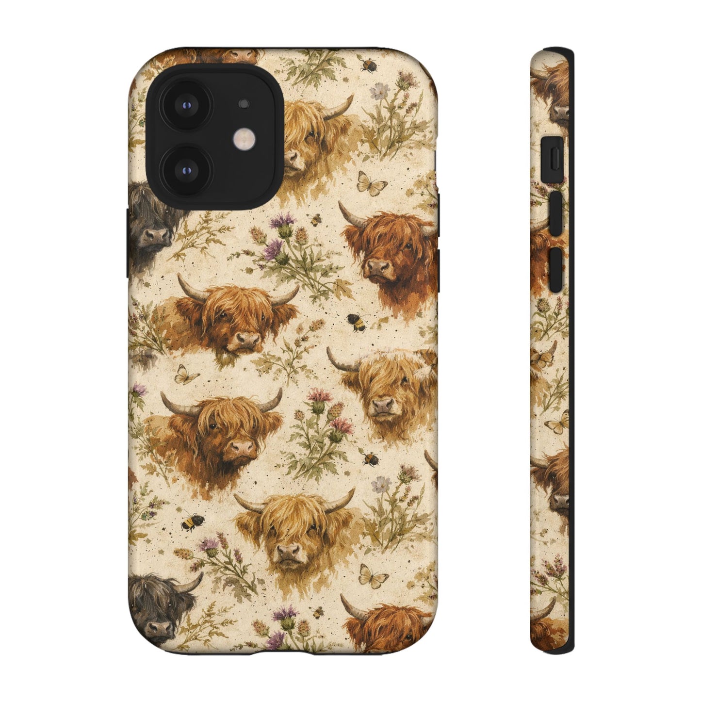 Cottage Core Highland Cows Tough Case