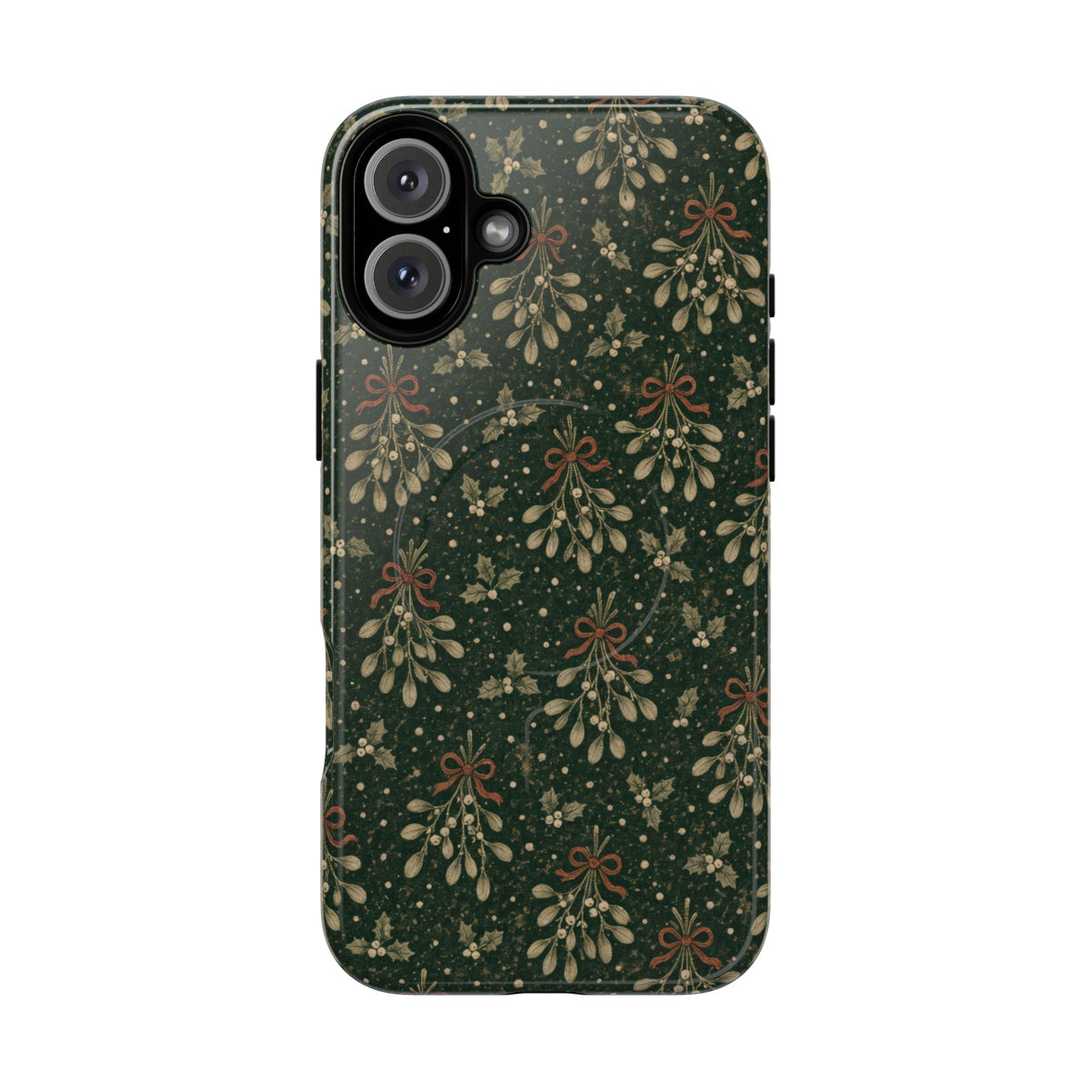 Mistletoe Etching Magnetic Case