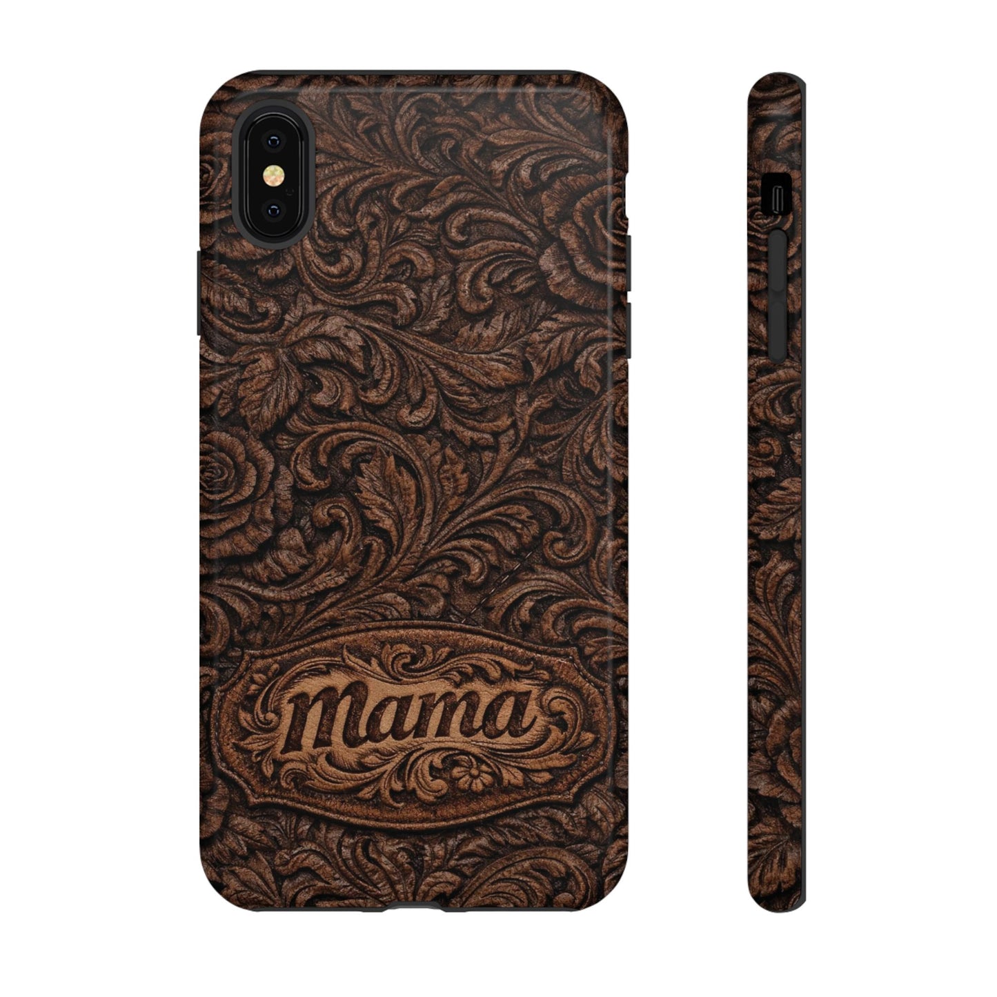 Carved Floral Mama Tough Case