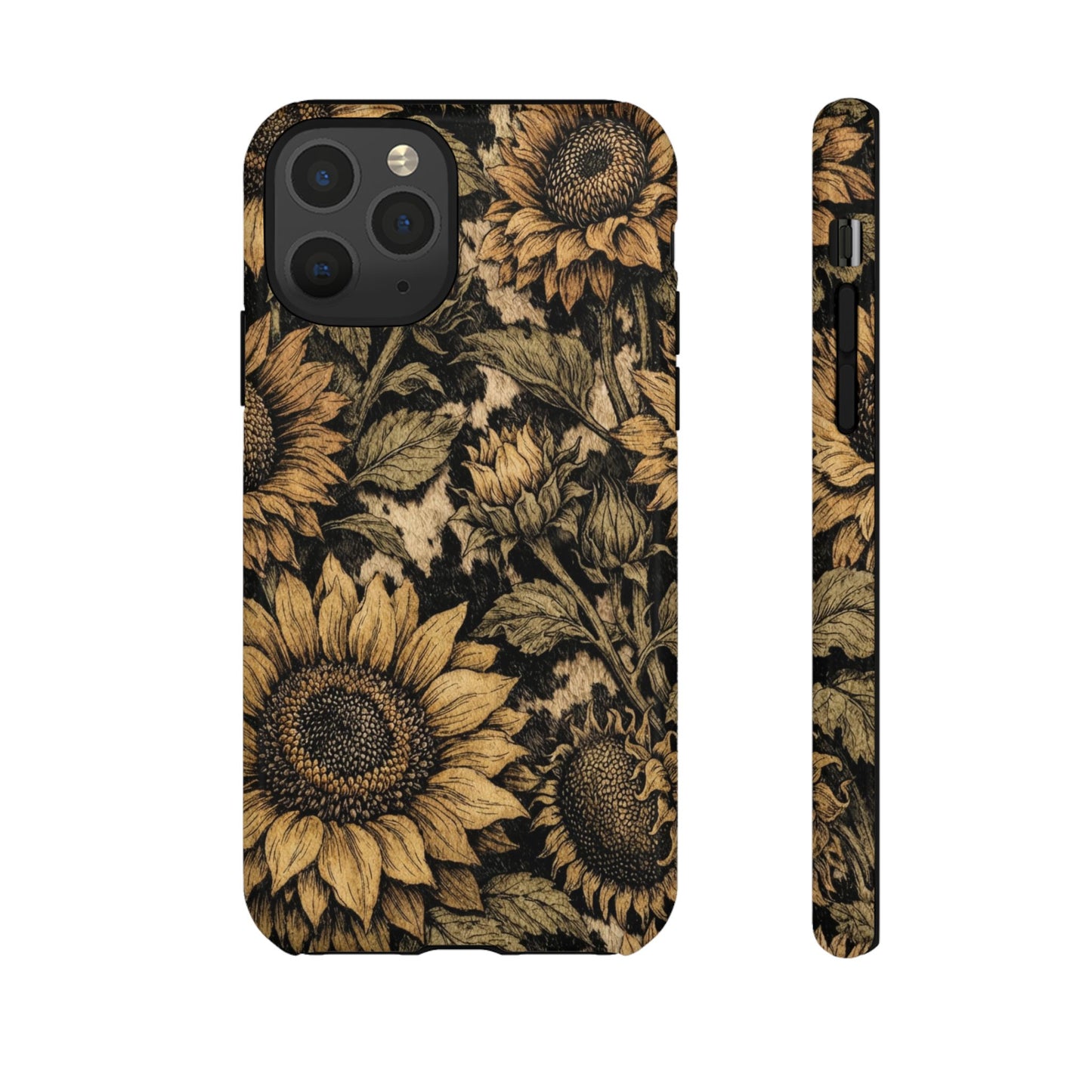Cowhide Sunflowers Tough Case