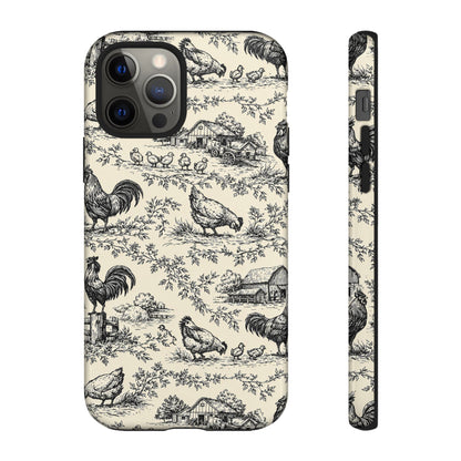 Toile Chickens Tough Case