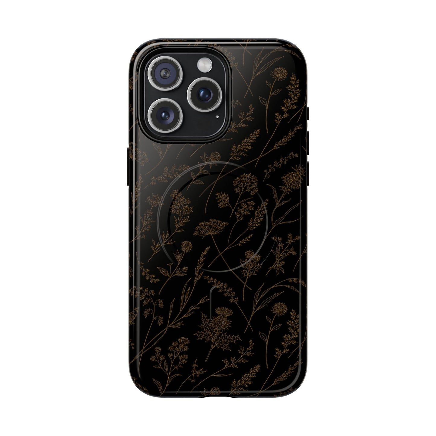 Gold Wildflowers Magnetic Case