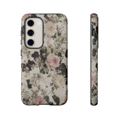 Floral Cowhide Tough Case