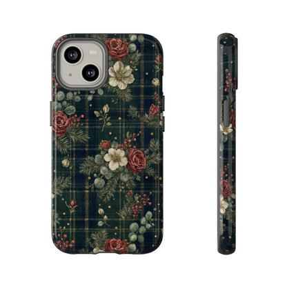 Tartan Roses Tough Case