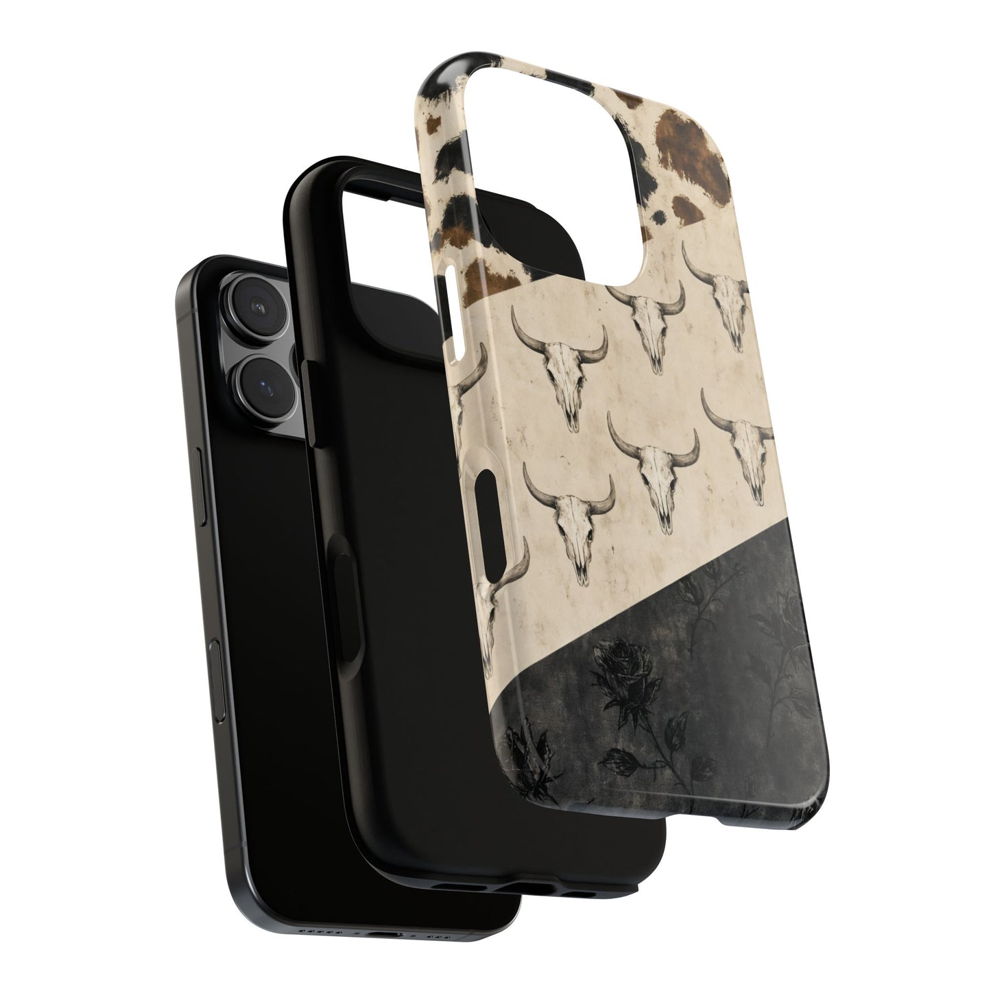 Bull Skull Rose Tough Case