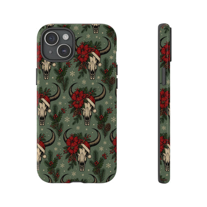 Santa Bull Skulls Tough Case