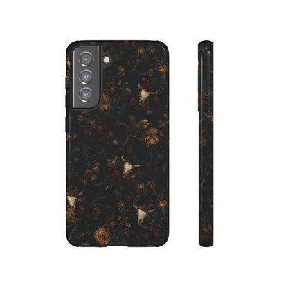 Bull Skull Bloom Tough Case