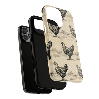 Vintage Chickens Tough Case