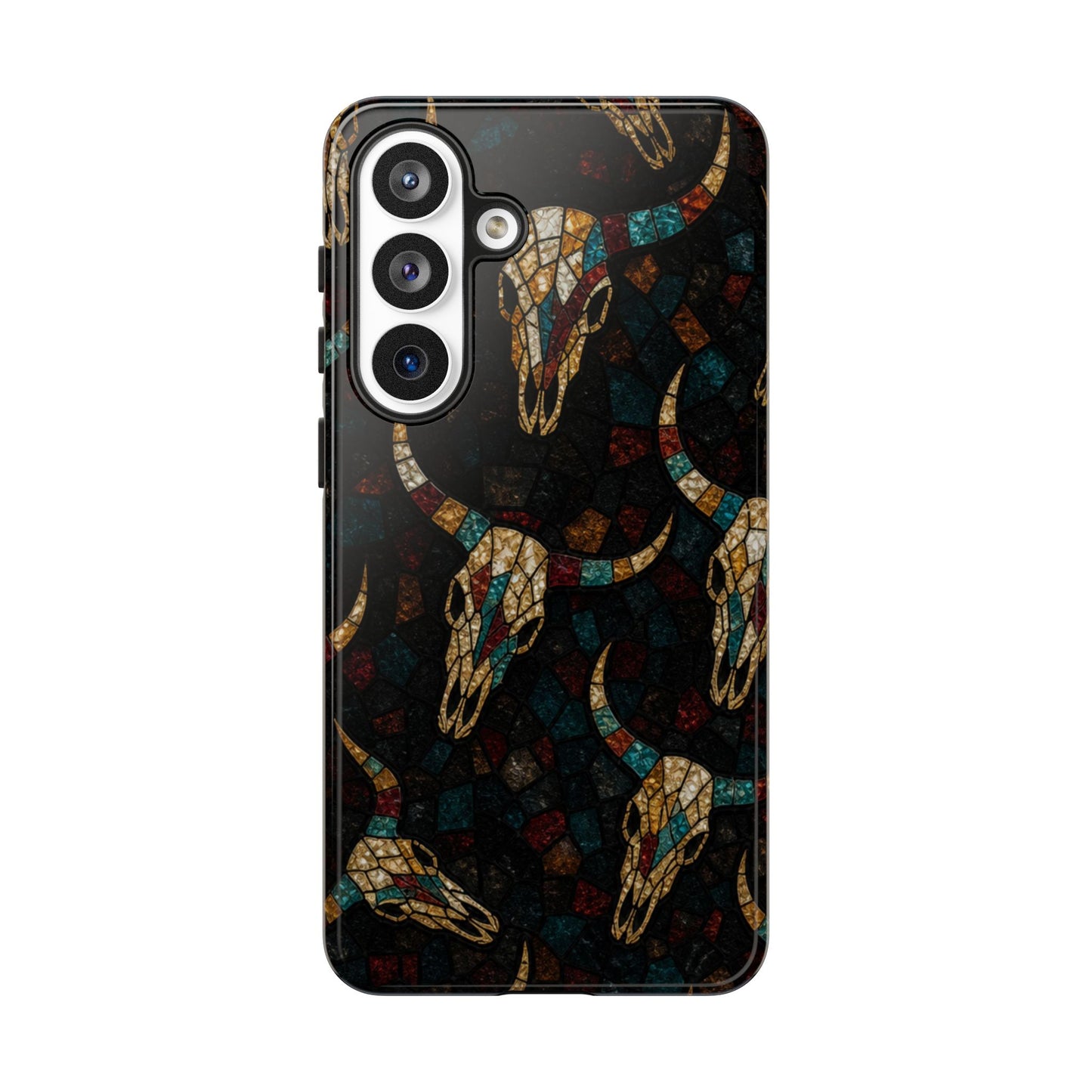Stained Bull Skull Tough Case
