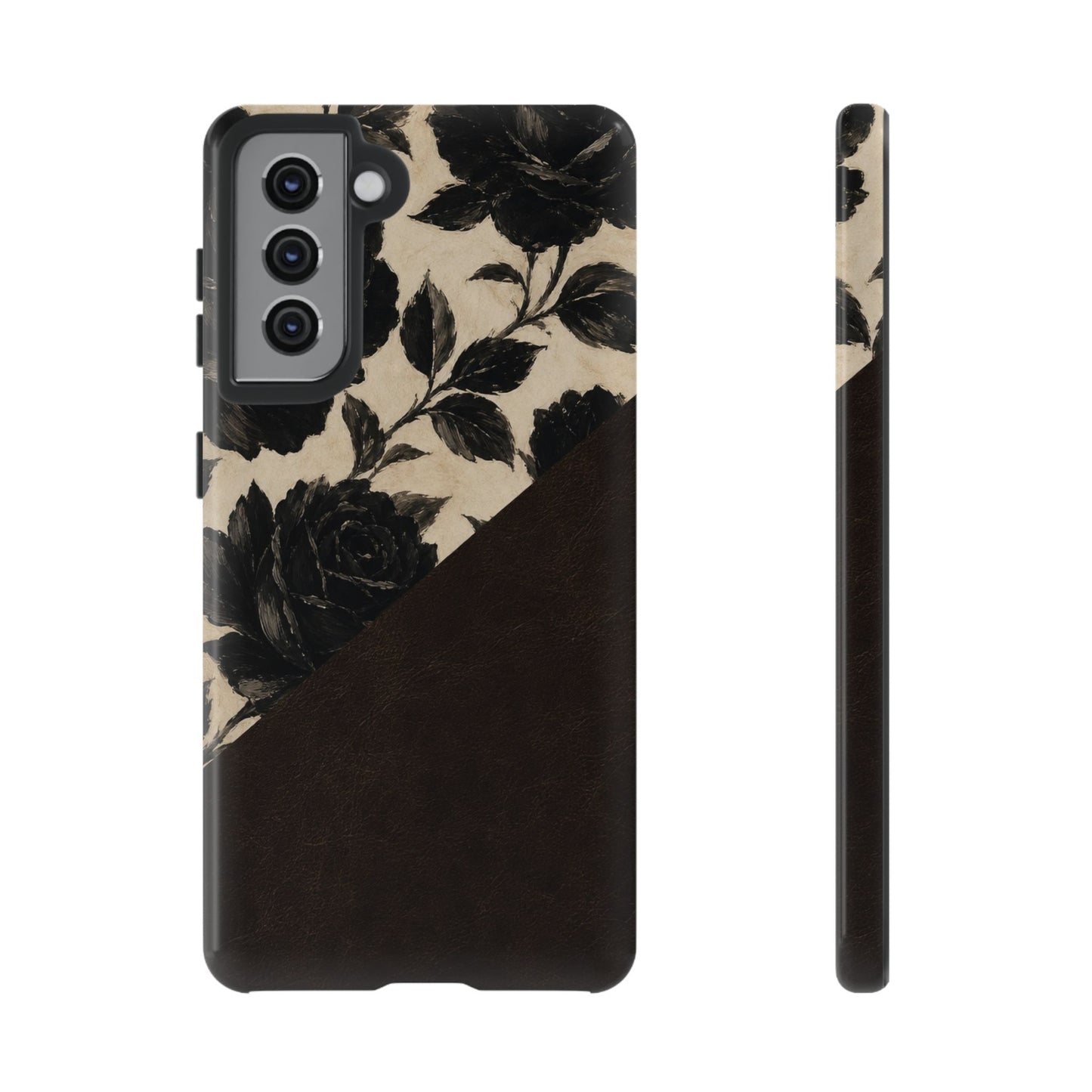 Rose Leather Tough Case