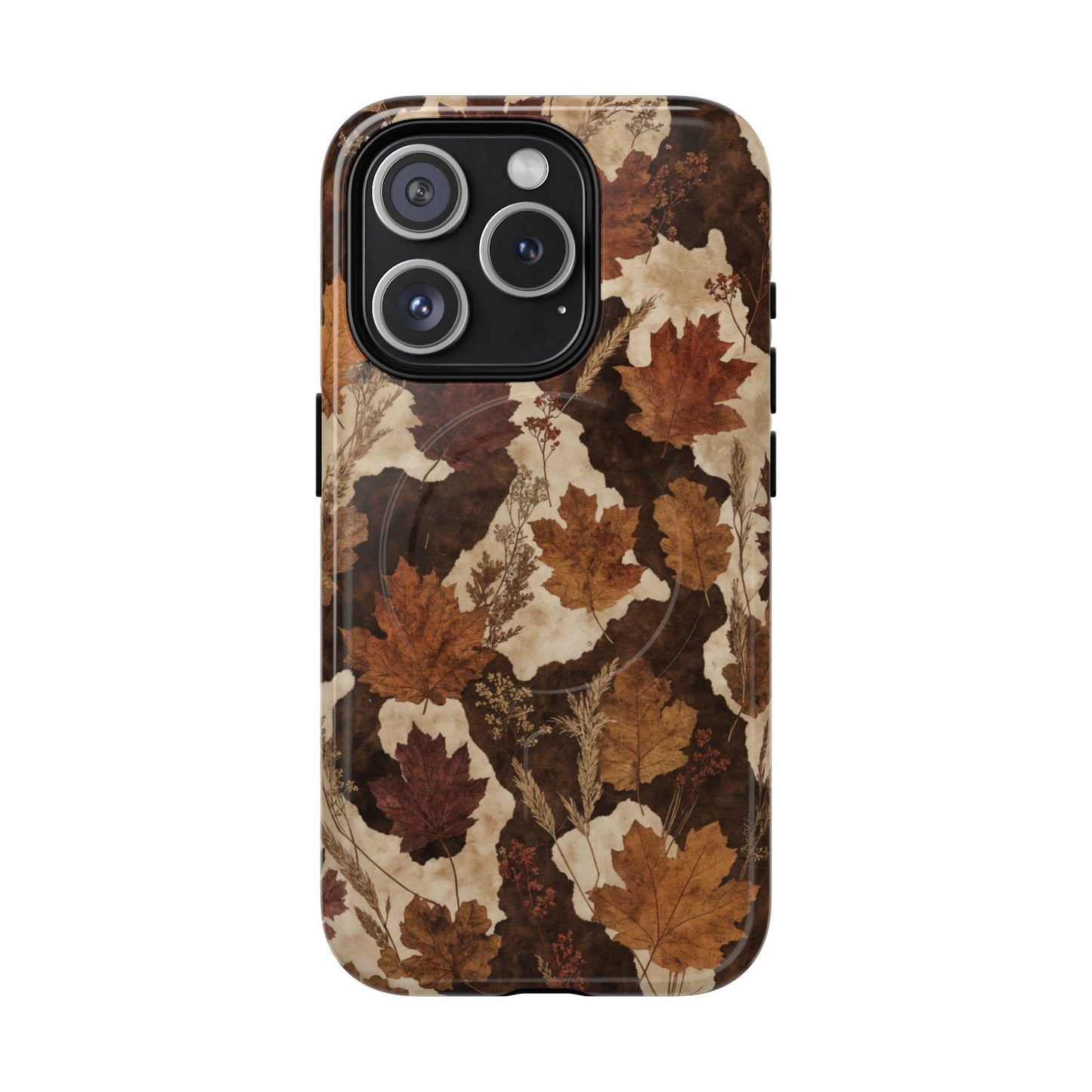 Autumn Cowhide Magnetic Case