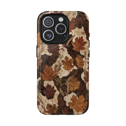 Autumn Cowhide Magnetic Case