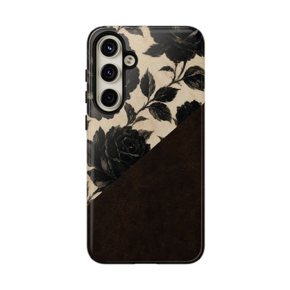 Rose Leather Tough Case