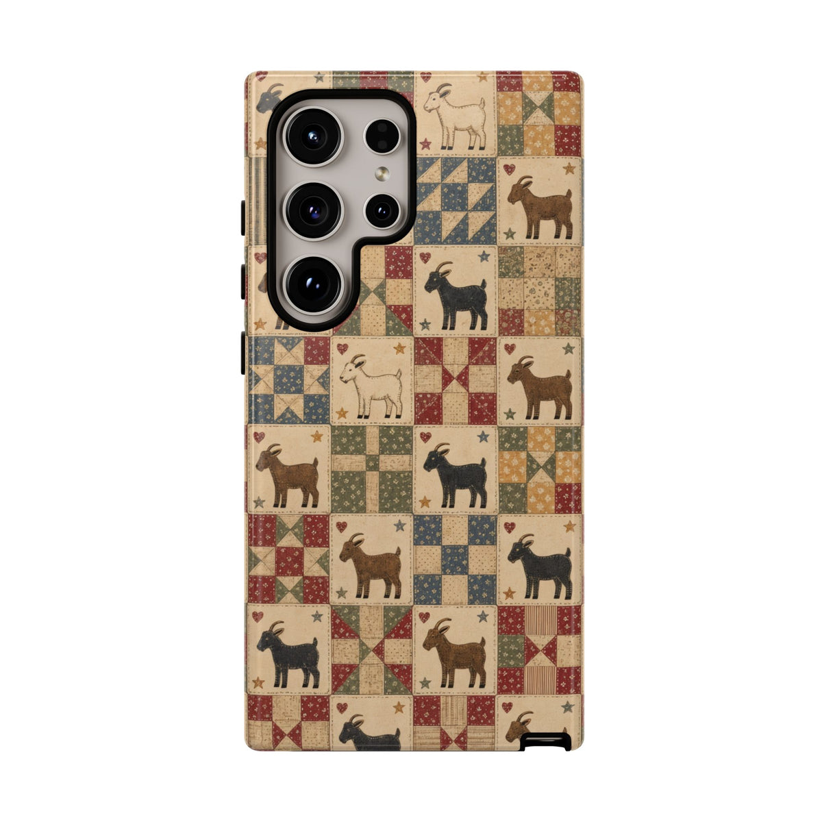 Goat Quilt Tough Case