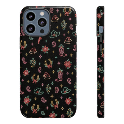 Neon Holiday Doodles Tough Case