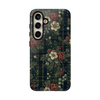 Tartan Roses Tough Case