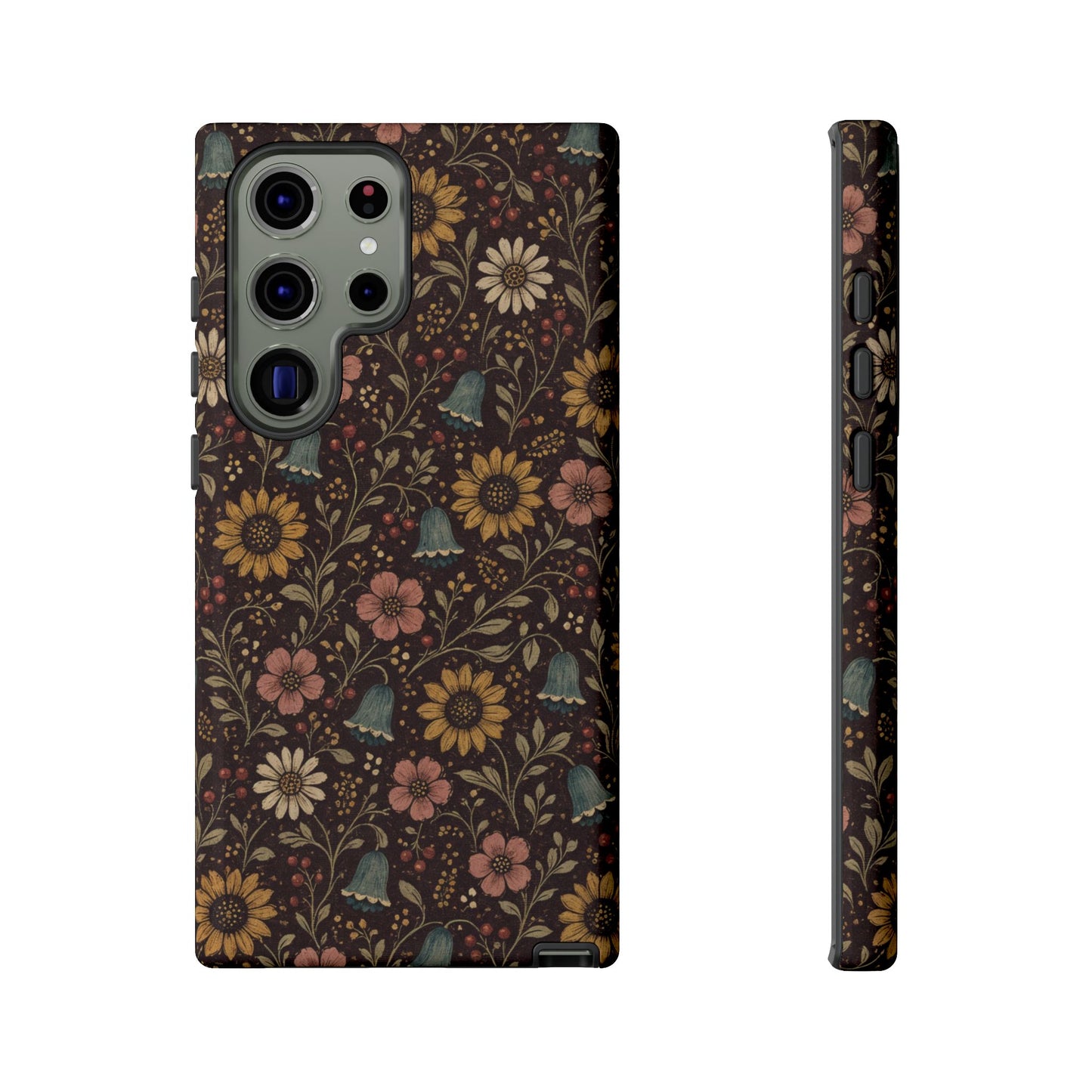 Plum Folk Floral Tough Case