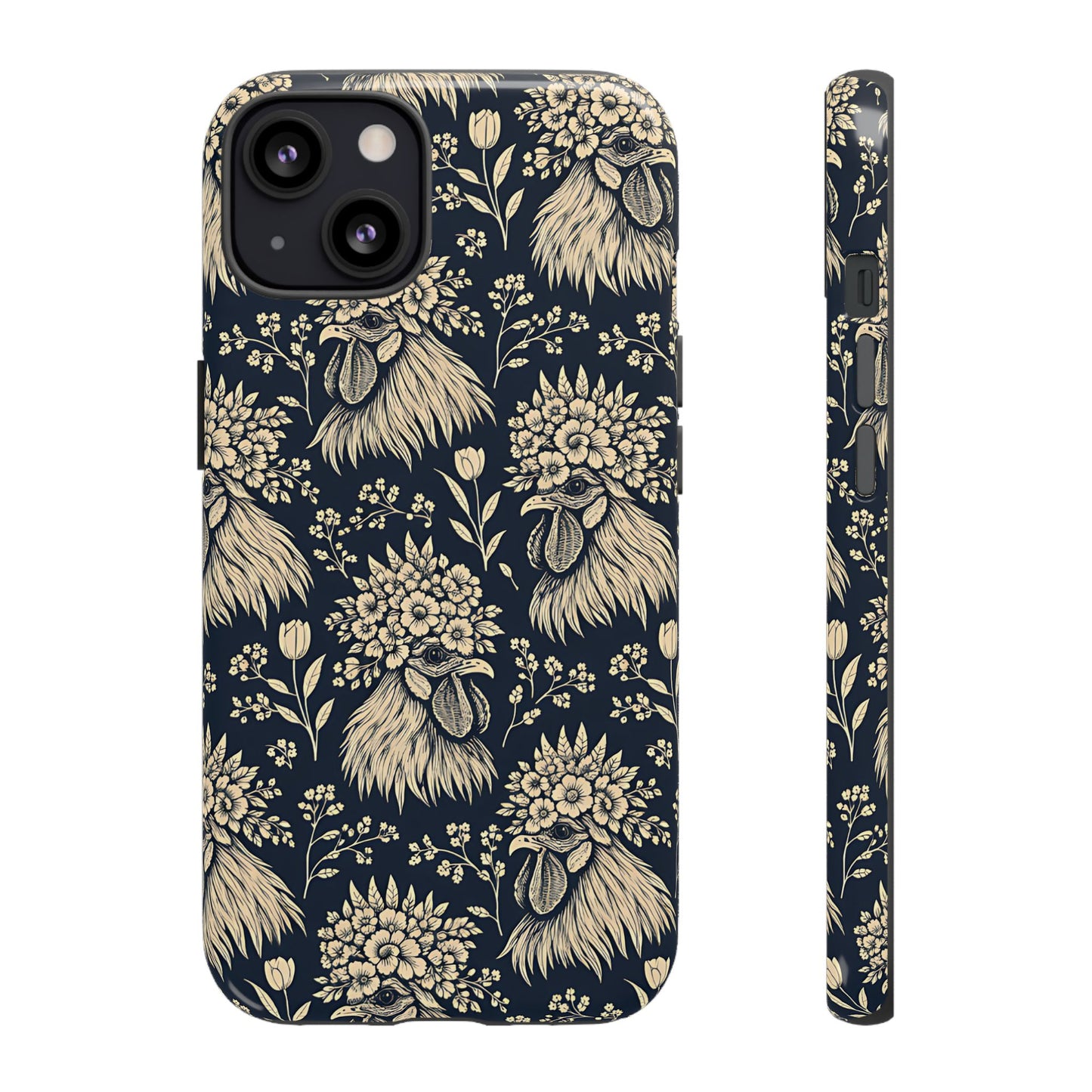Floral Rooster Tough Case
