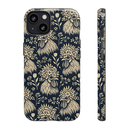 Floral Rooster Tough Case