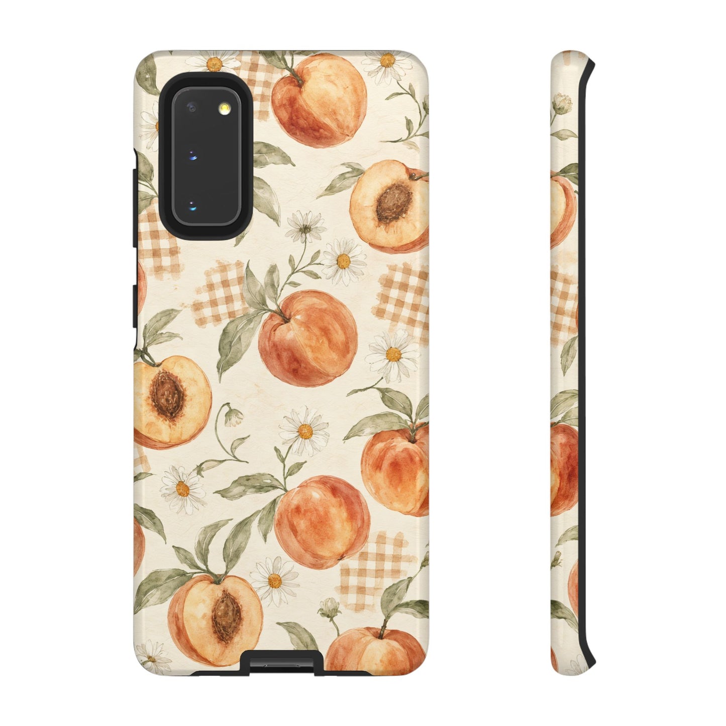 Peachy Gingham Tough Case