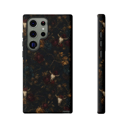 Bull Skull Bloom Tough Case