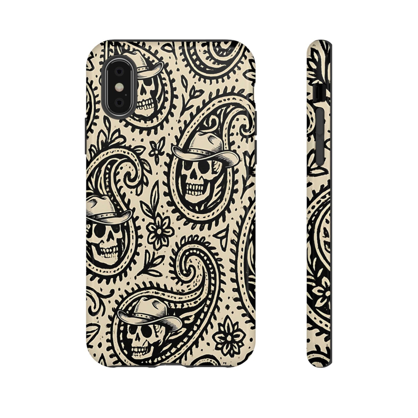 Cowboy Skull Paisley Tough Case
