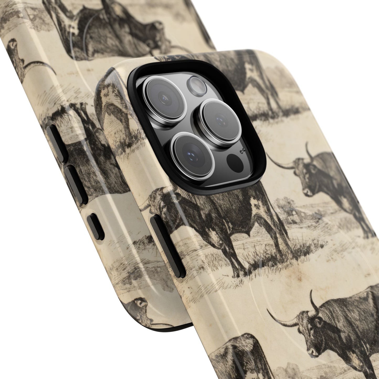 Vintage Longhorns Magnetic Case