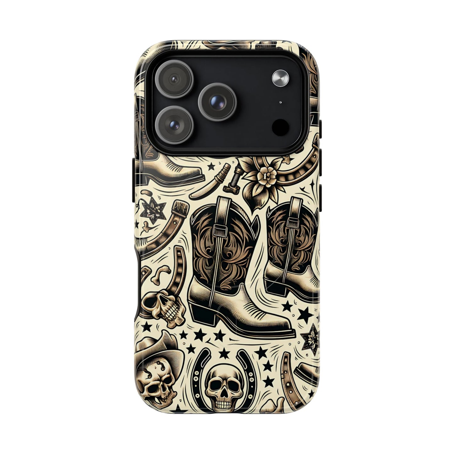 Skulls Boots Horseshoes Magnetic Case