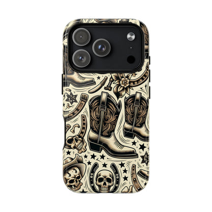 Skulls Boots Horseshoes Magnetic Case