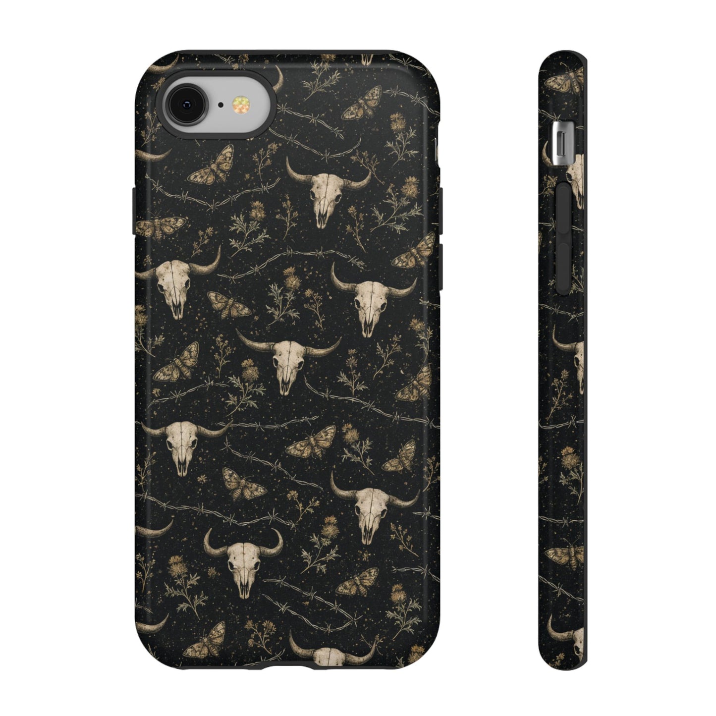 Bull Skull Barbwire Tough Case