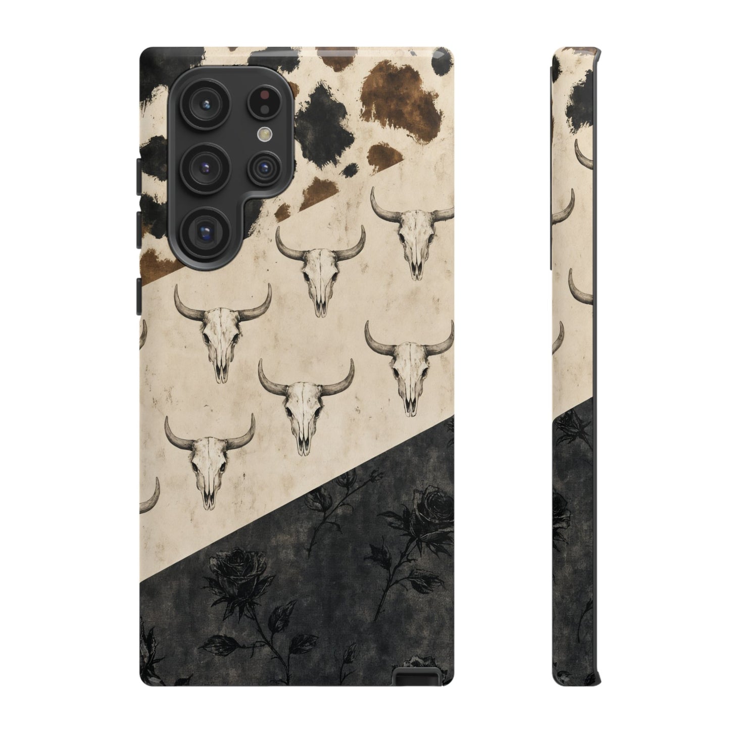 Bull Skull Rose Tough Case