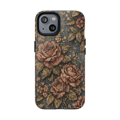 Denim Blooms Magnetic Case