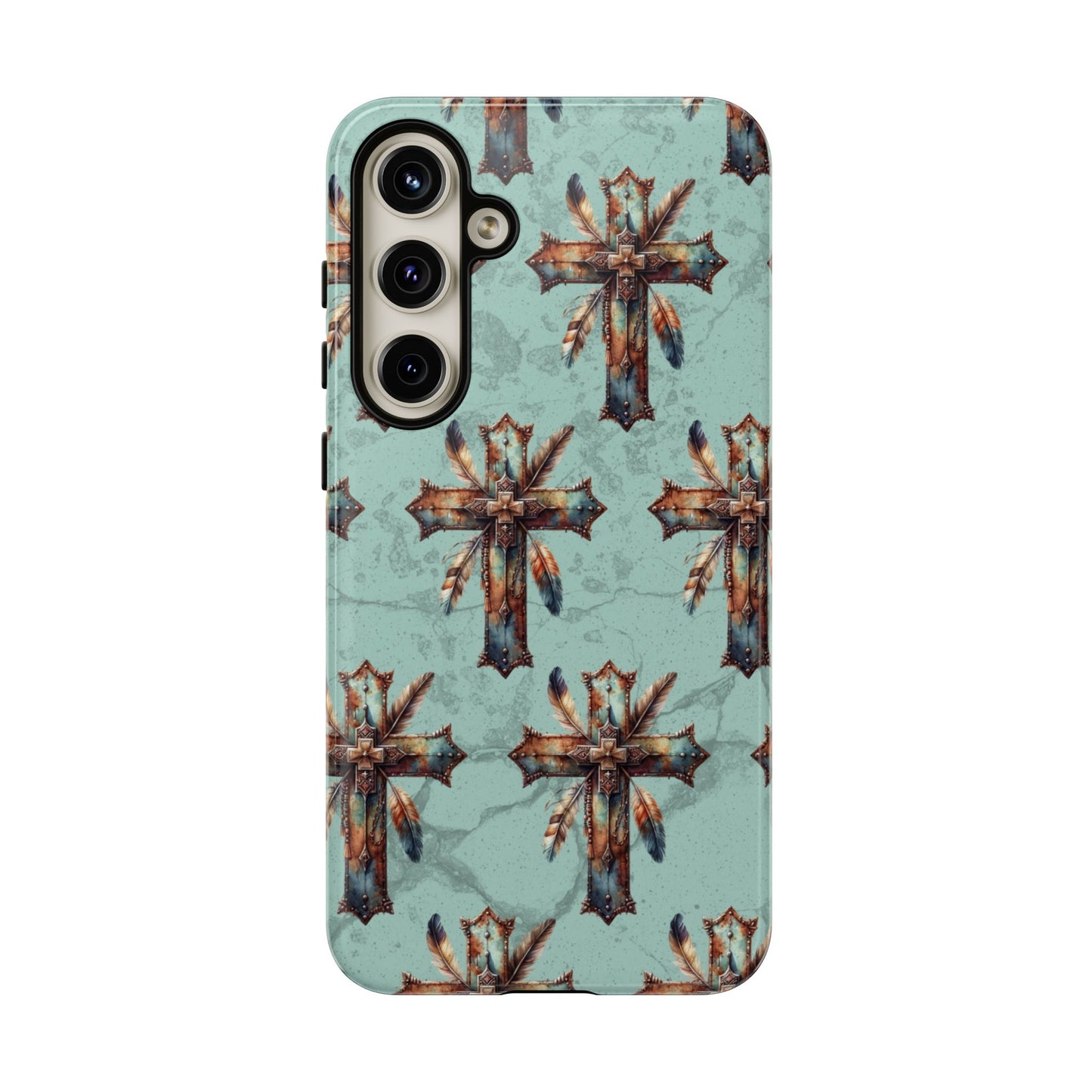 Crosses And Feathers Tough Case