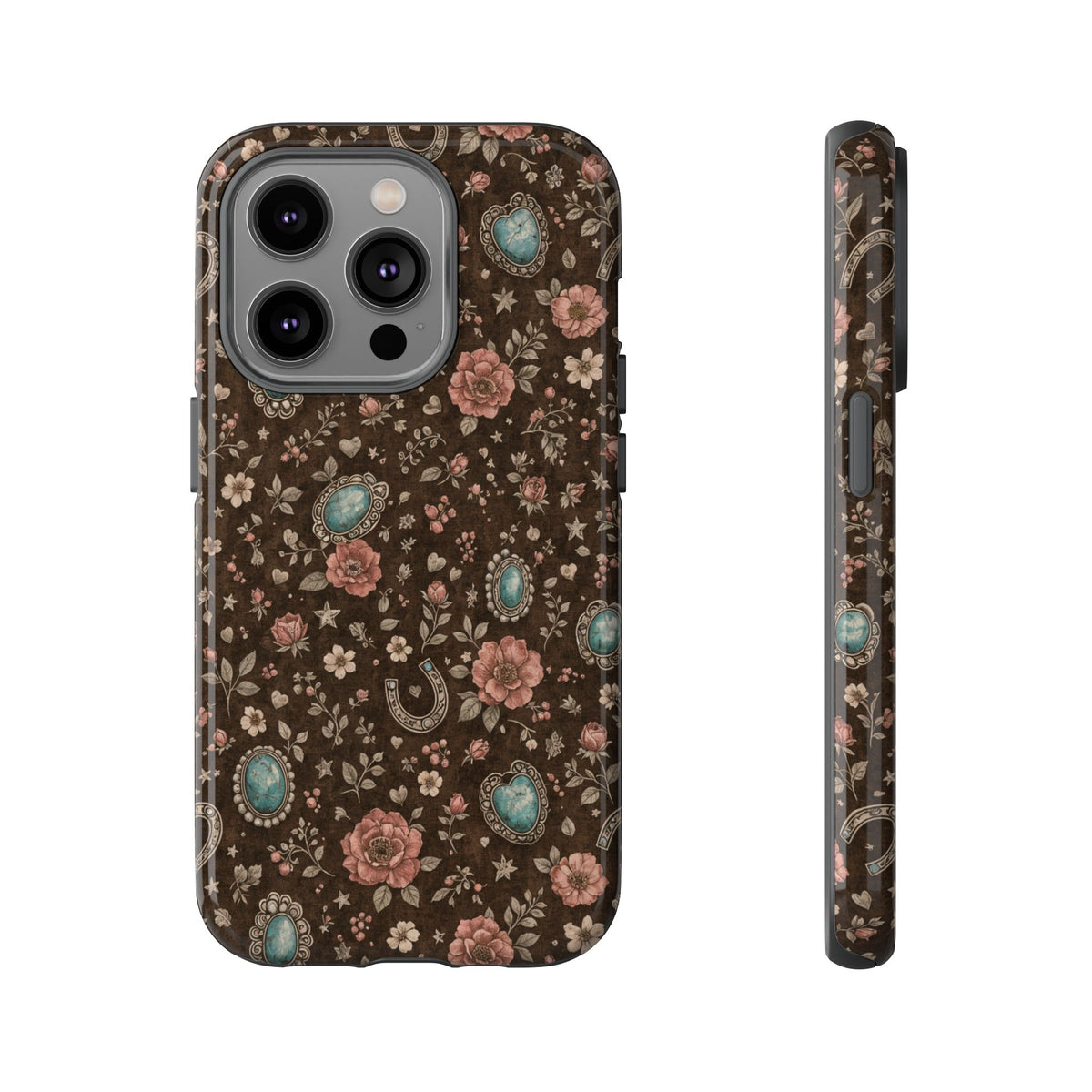 Turquoise Roses Tough Case