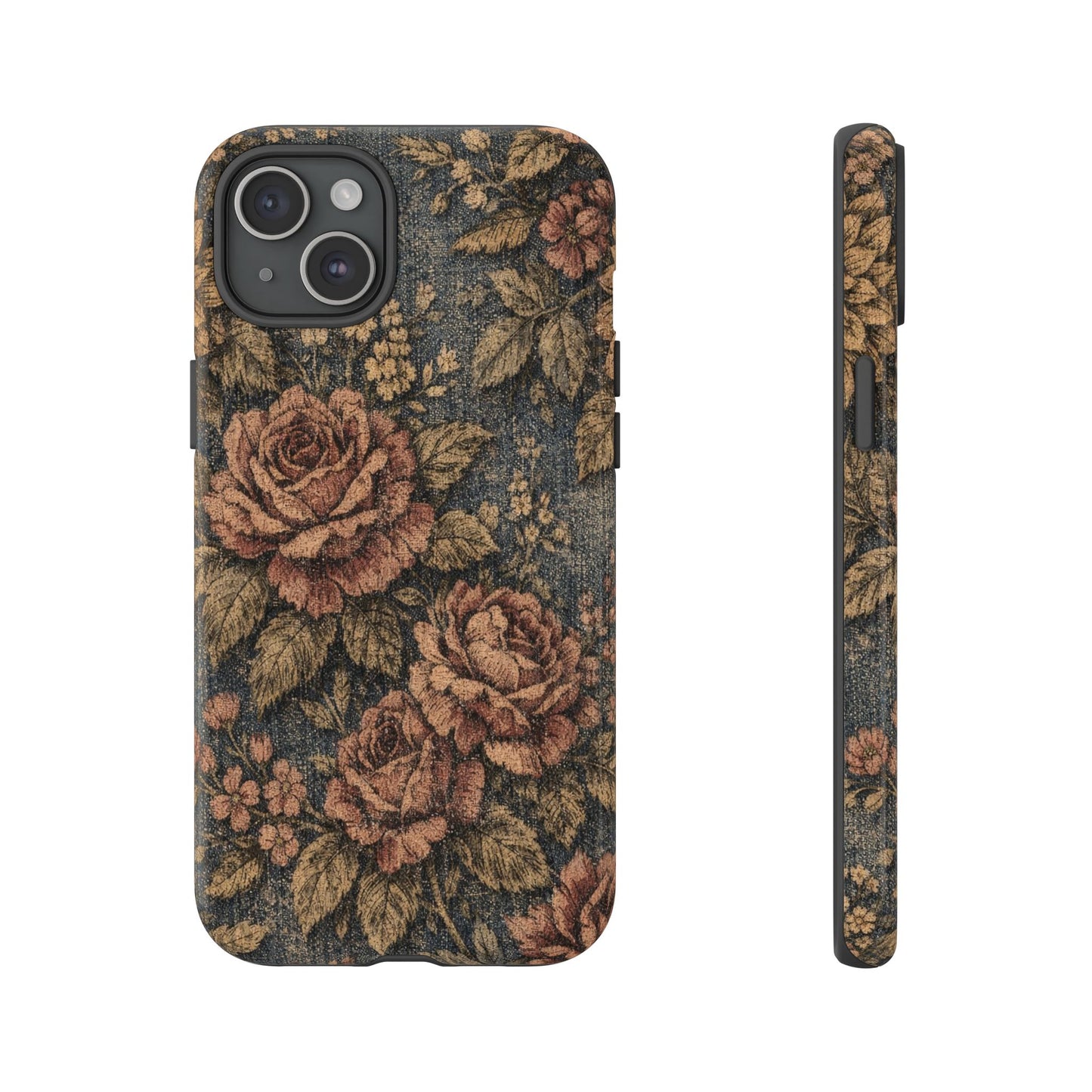 Denim Blooms Tough Case