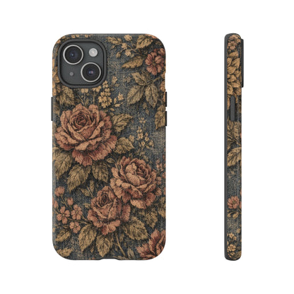 Denim Blooms Tough Case