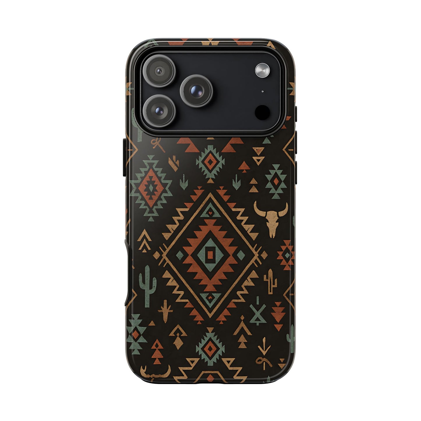 Midnight Western Aztec Tough Phone Case