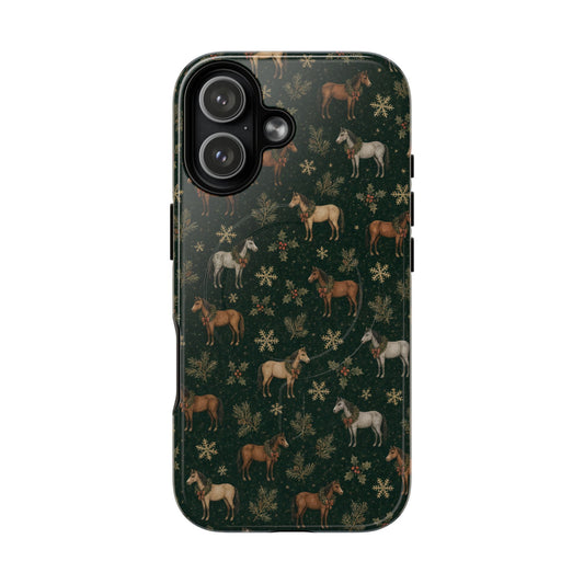 Evergreen Horses Magnetic Case