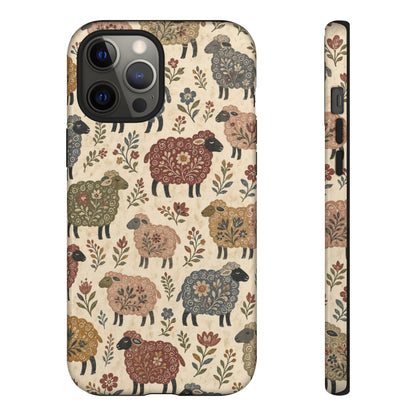 Folk Sheep Tough Case