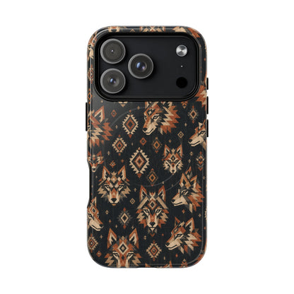 Aztec Wolves Magnetic Case