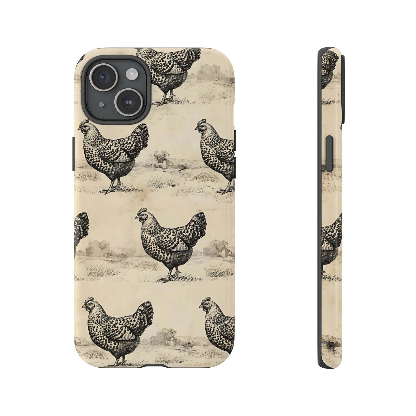 Vintage Chickens Tough Case